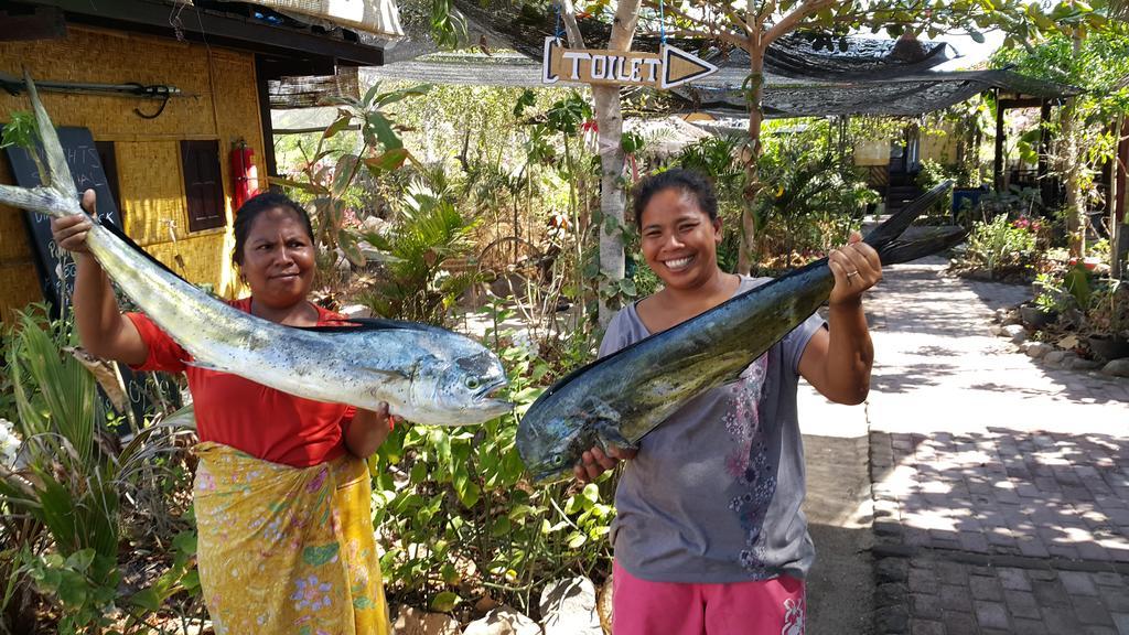 Ana Warung & Bungalows Ilhas Gili Exterior foto